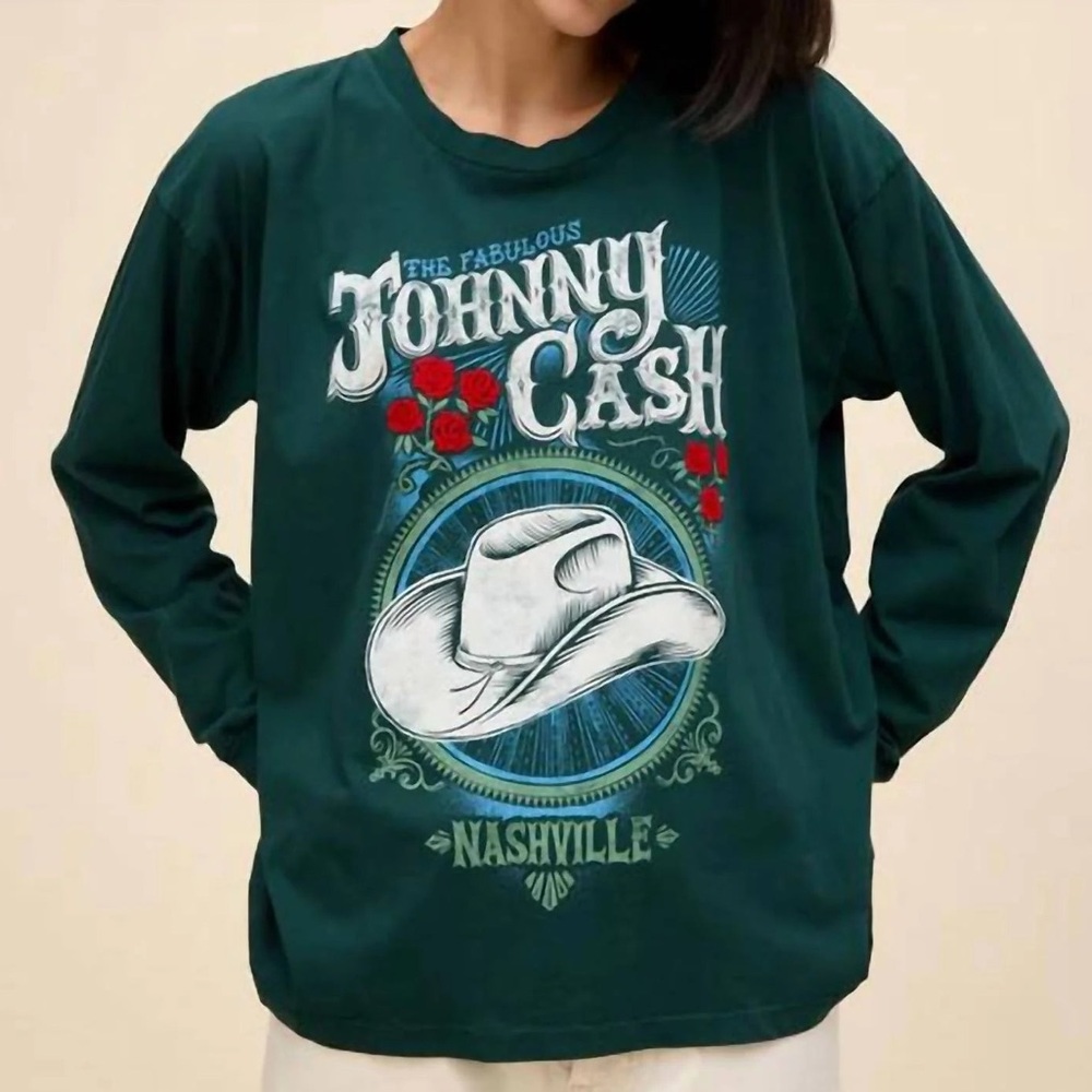 Daydreamer Johnny Cash Fabulous LS Tee